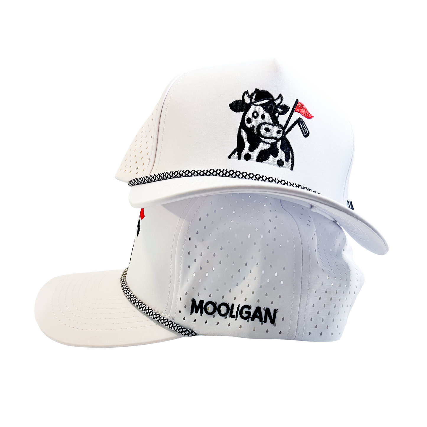 Classic White Mooligan 5 Panel Hat