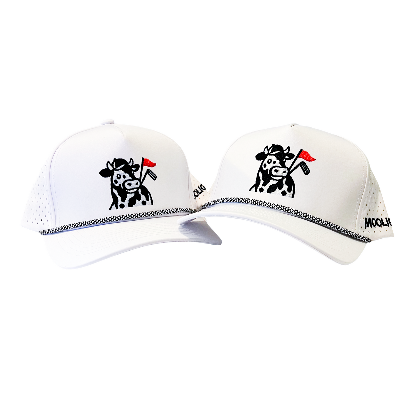 Classic White Mooligan 5 Panel Hat