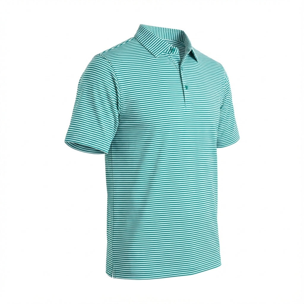 Classic Fit ‘Green Stripe’ Polo