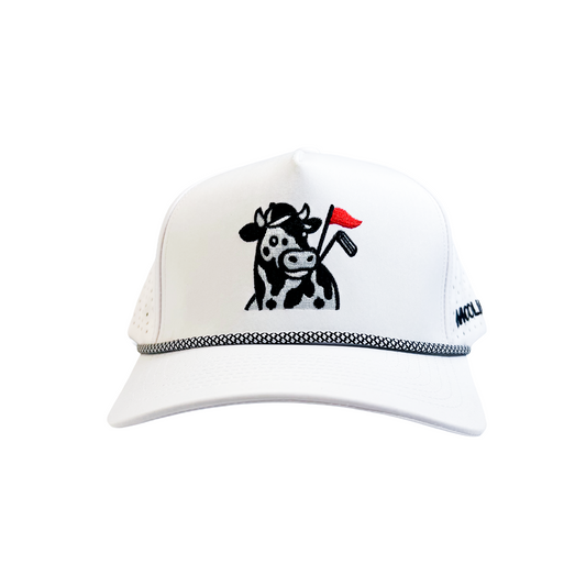 Classic White Mooligan 5 Panel Hat
