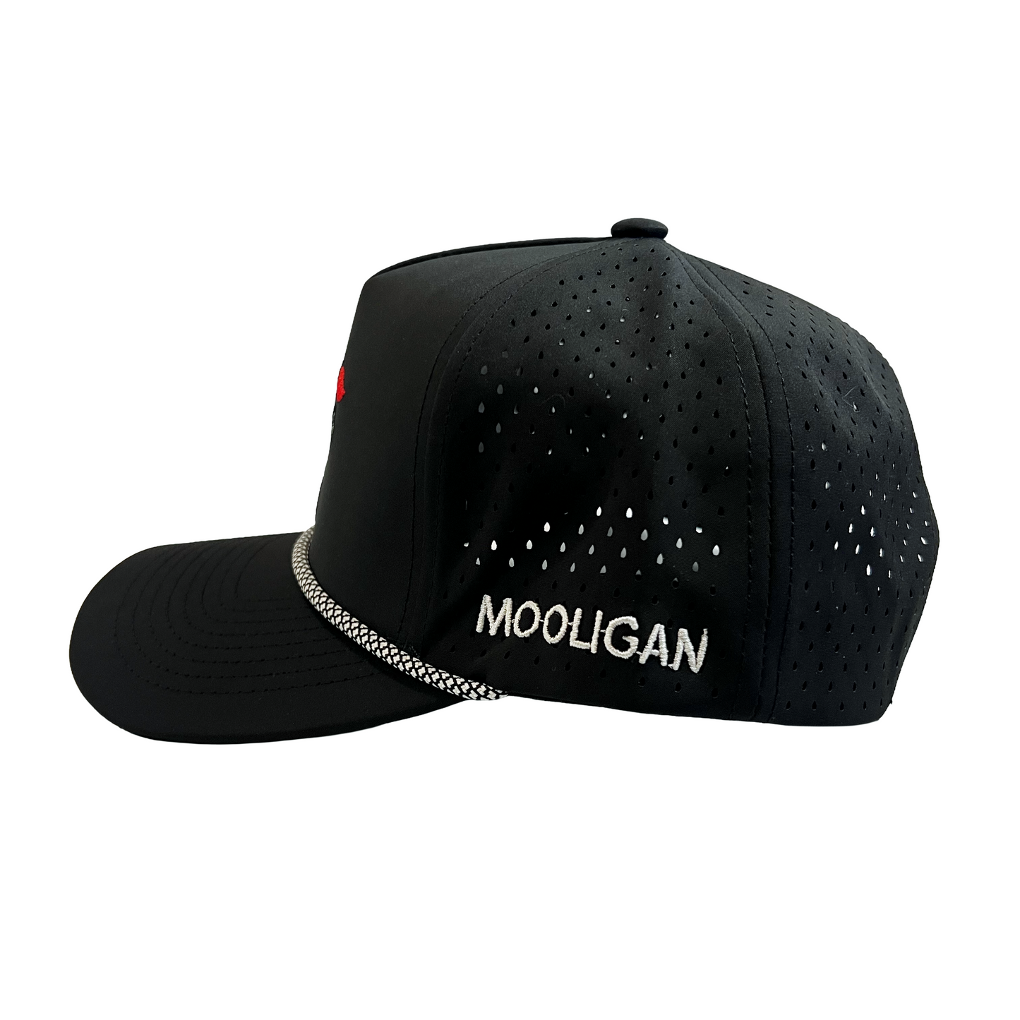 Classic Black Mooligan 5 Panel Hat