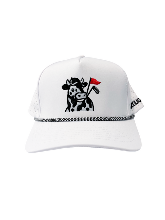 Classic White Mooligan 5 Panel Hat