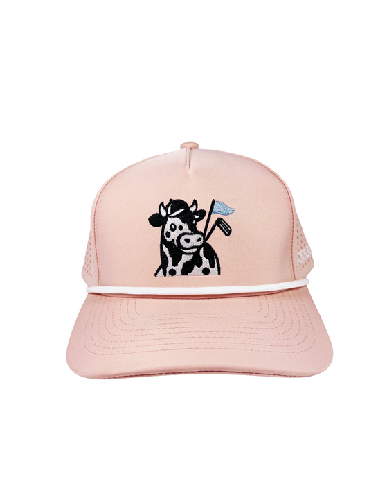‘Candy Floss Pink’ Mooligan 5 Panel Hat