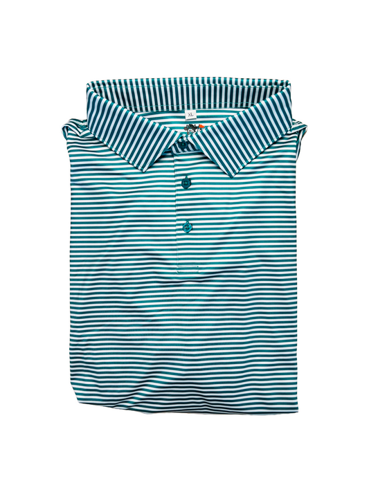 Classic Fit ‘Green Stripe’ Polo