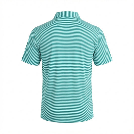 Classic Fit ‘Green Stripe’ Polo